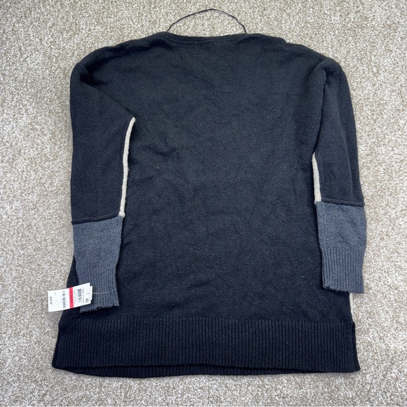 Style & Co. Black Textured Knit Top Sweater Women’s Size XS - Picture 4 of 12